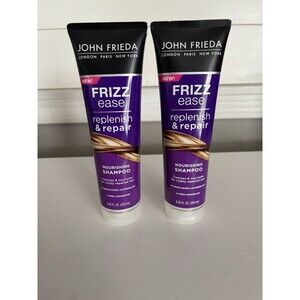 JOHN FRIEDA Frizz Ease Replenish & Repair Shampoo, 8.45 fl oz Each, Lot Of Two